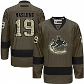 Glued Vancouver Canucks #19 Markus Naslund Green Salute to Service NHL Jersey,baseball caps,new era cap wholesale,wholesale hats